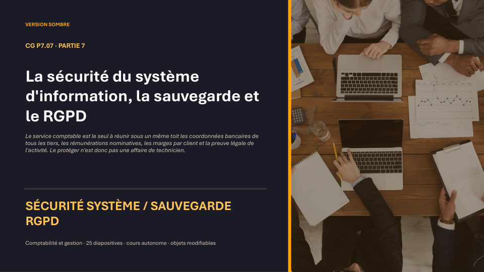 Première diapositive de la fiche CG P7.07