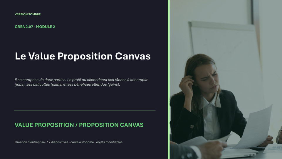 Première diapositive de la fiche CREA 2.07
