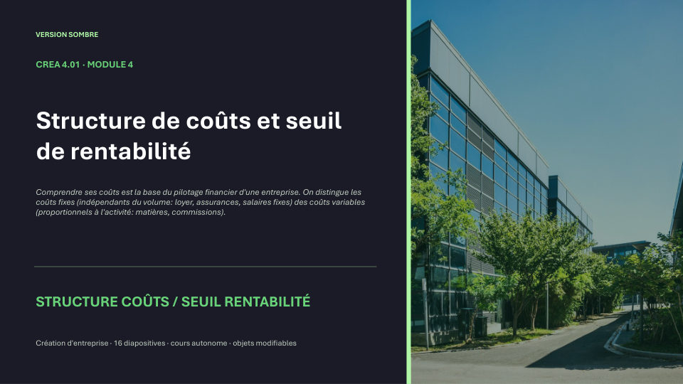 Première diapositive de la fiche CREA 4.01