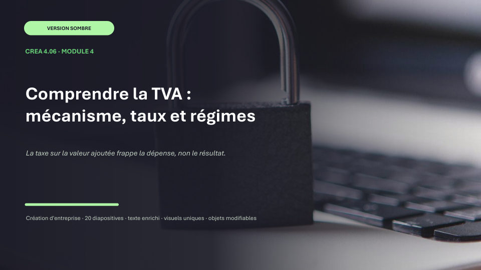 Première diapositive de la fiche CREA 4.06