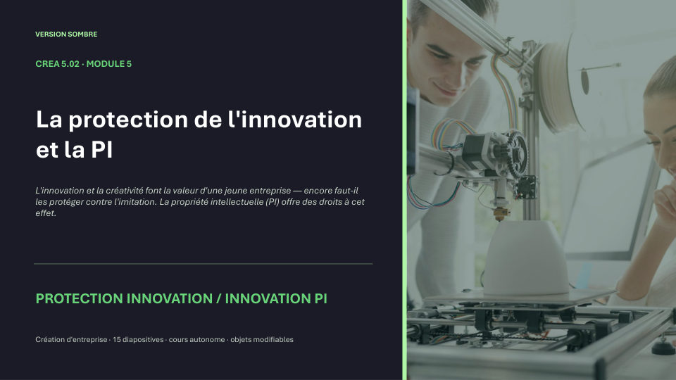 Première diapositive de la fiche CREA 5.02