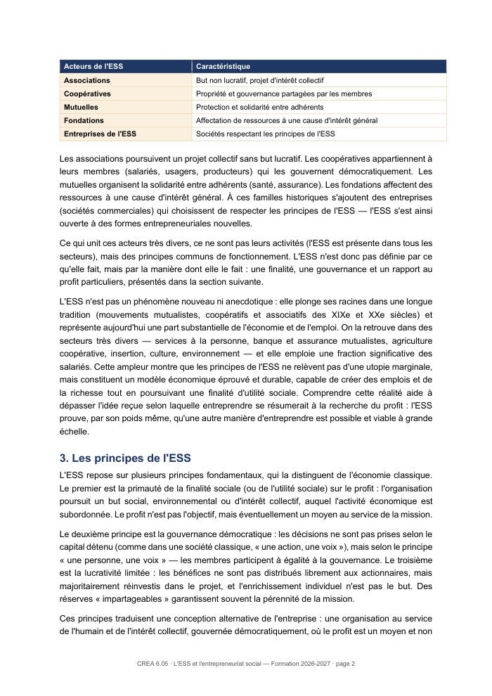 Une page du cours