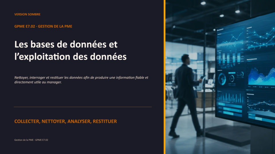 Première diapositive de la fiche GPME E7.02