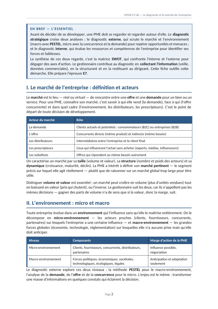 Une page du cours