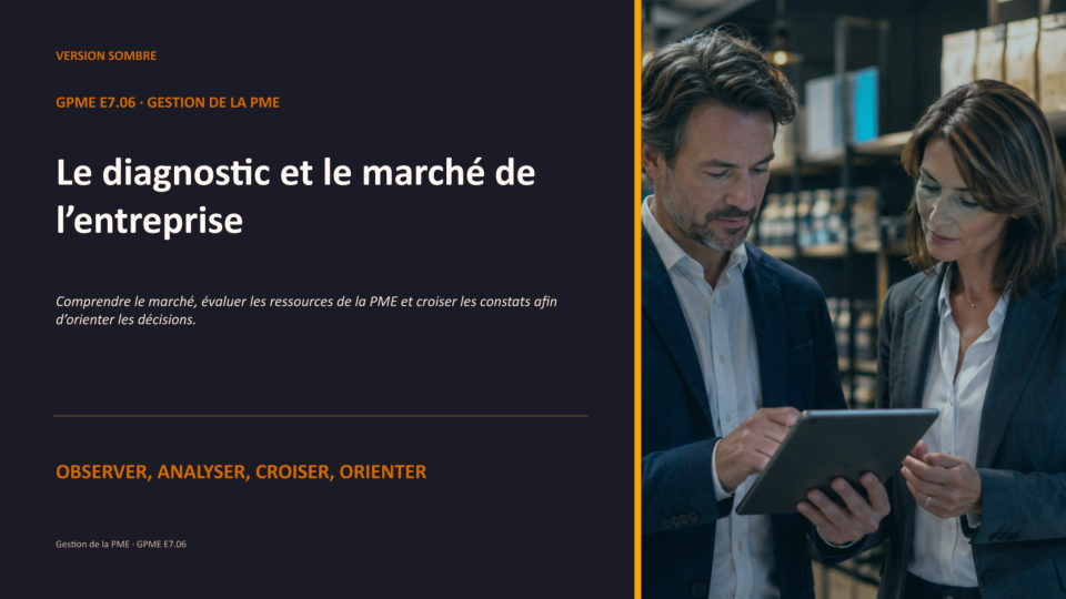 Première diapositive de la fiche GPME E7.06