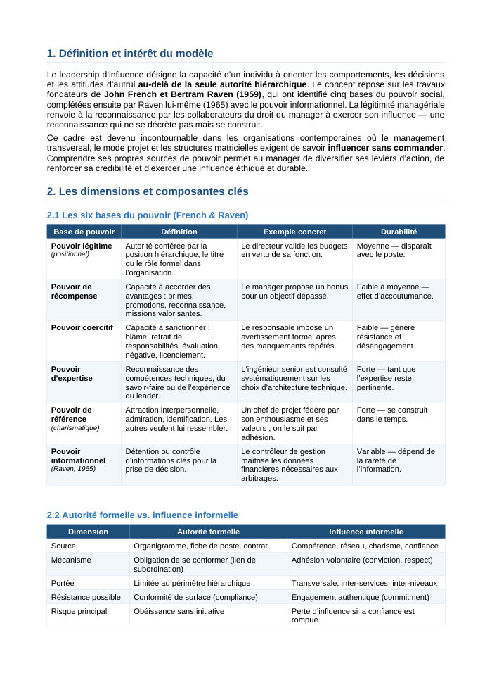 Une page du cours