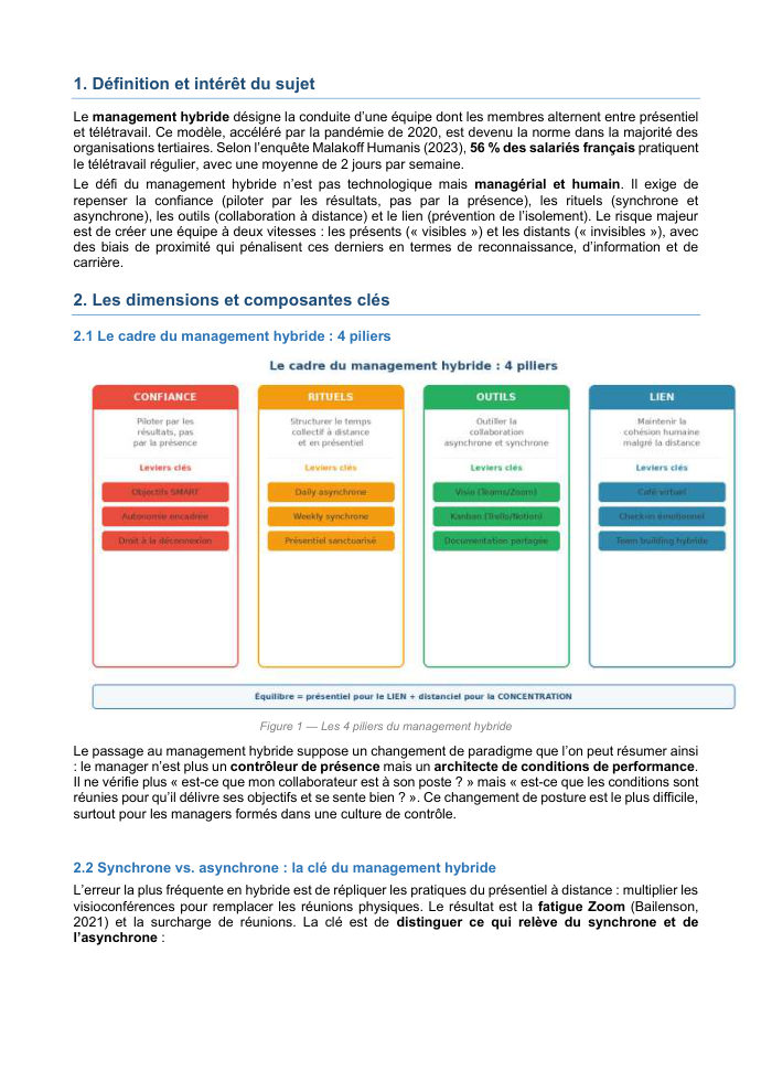 Une page du cours