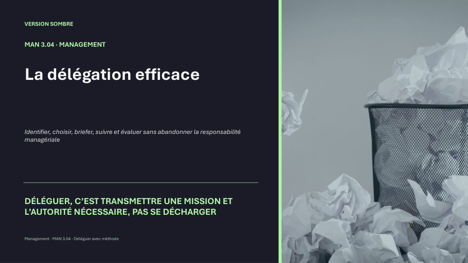 Première diapositive de la fiche MAN 3.04