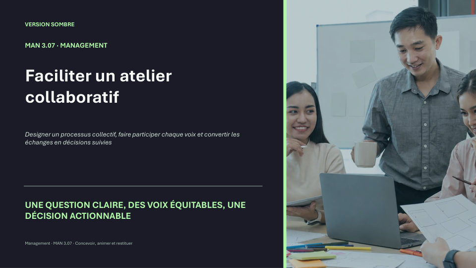 Première diapositive de la fiche MAN 3.07