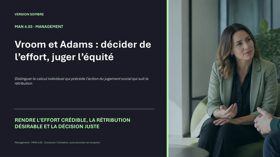 Première diapositive de la fiche MAN 4.03