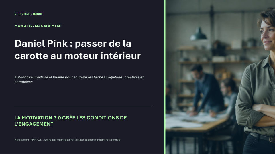 Première diapositive de la fiche MAN 4.05