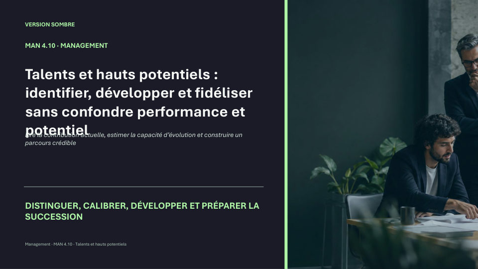 Première diapositive de la fiche MAN 4.10