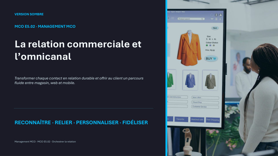 Première diapositive de la fiche MCO E5.02