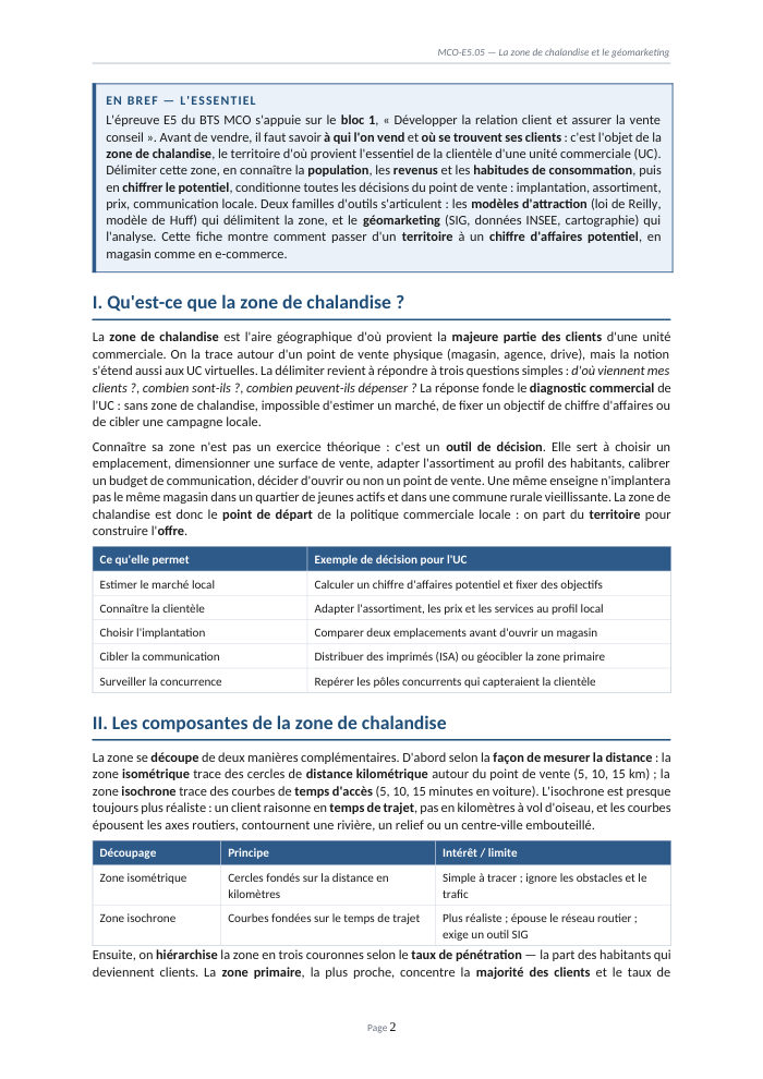 Une page du cours MCO E5.05