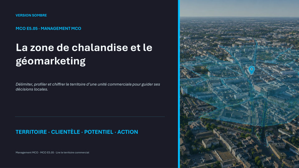 Première diapositive de la fiche MCO E5.05