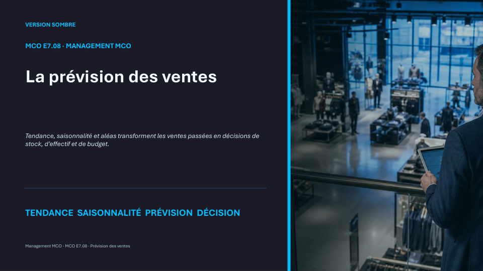 Première diapositive de la fiche MCO E7.08