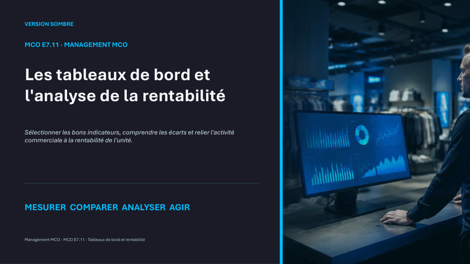 Première diapositive de la fiche MCO E7.11