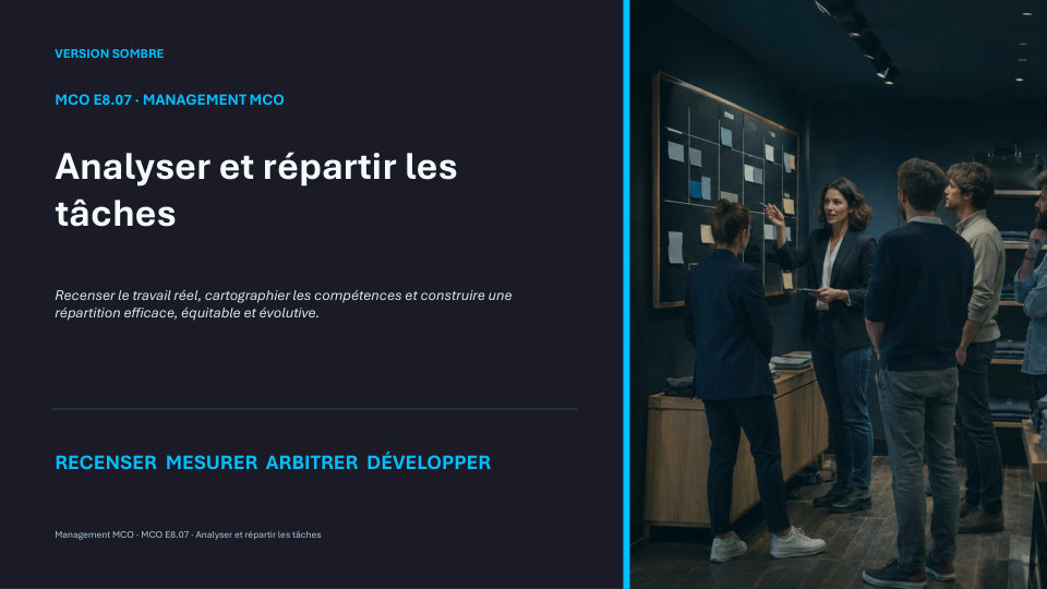 Première diapositive de la fiche MCO E8.07
