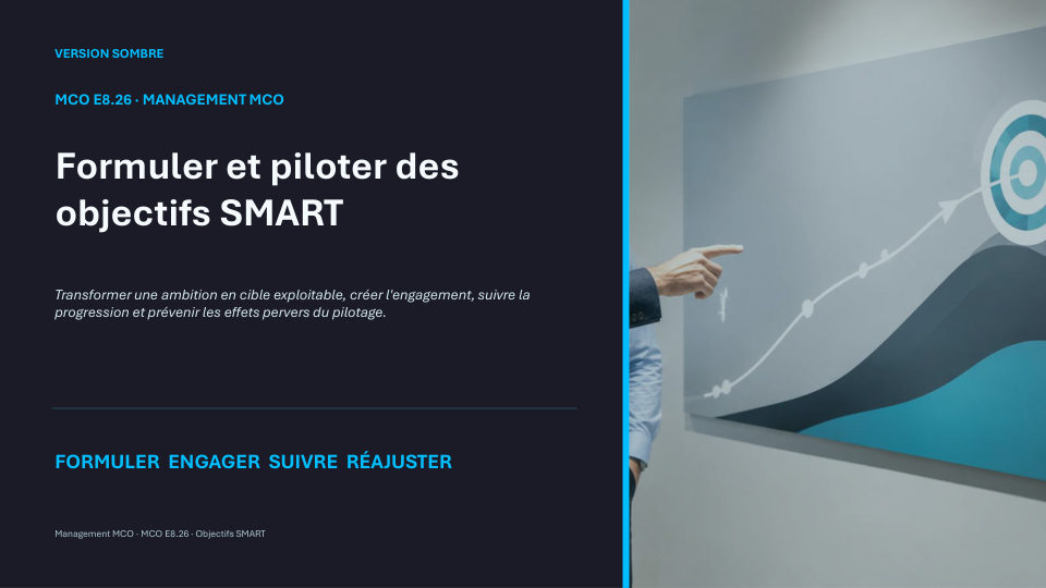 Première diapositive de la fiche MCO E8.26