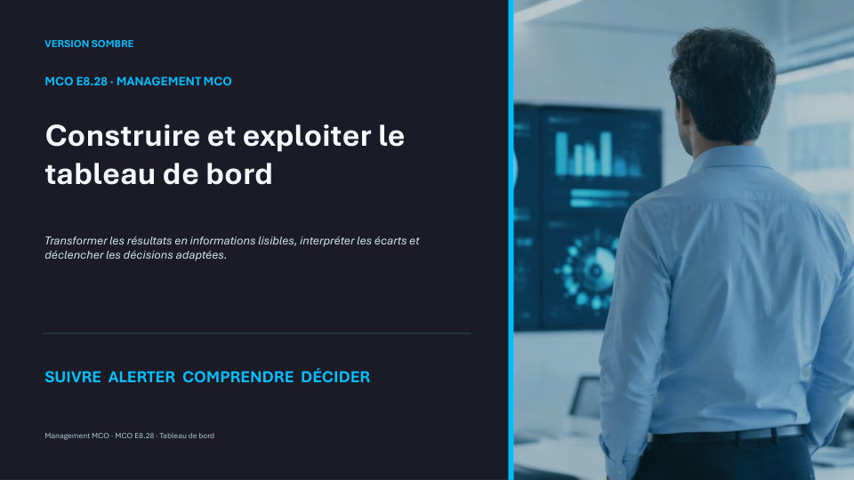 Première diapositive de la fiche MCO E8.28