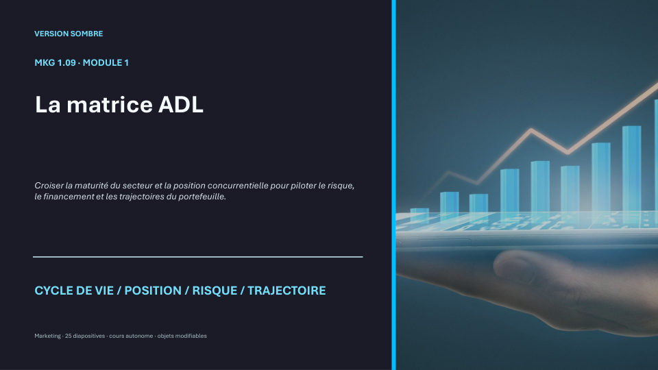 Première diapositive de la fiche MKG 1.09