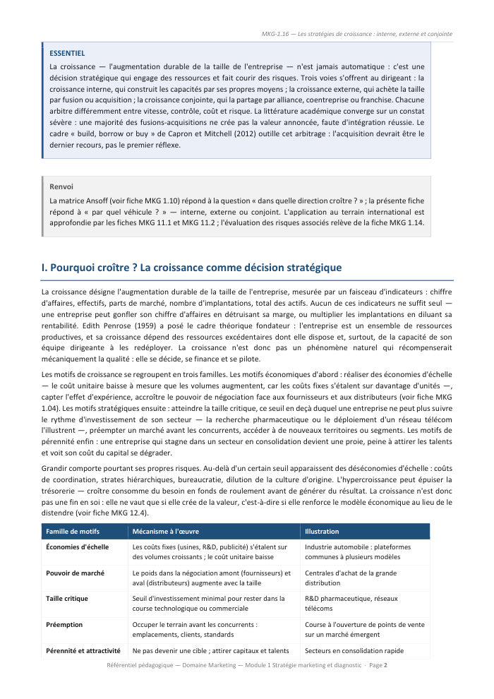 Une page du cours
