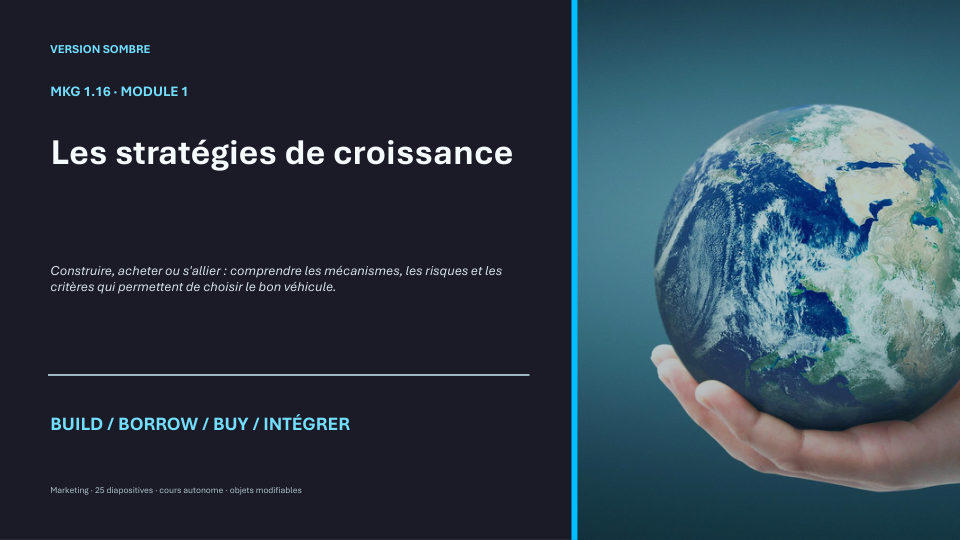 Première diapositive de la fiche MKG 1.16