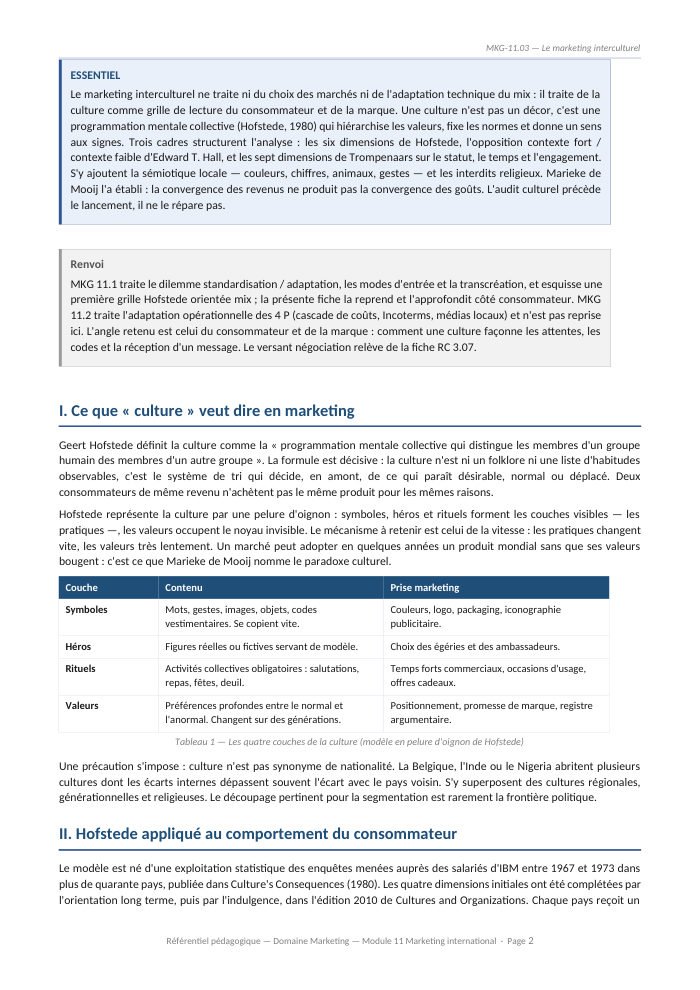Une page du cours