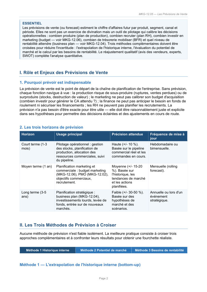 Une page du cours