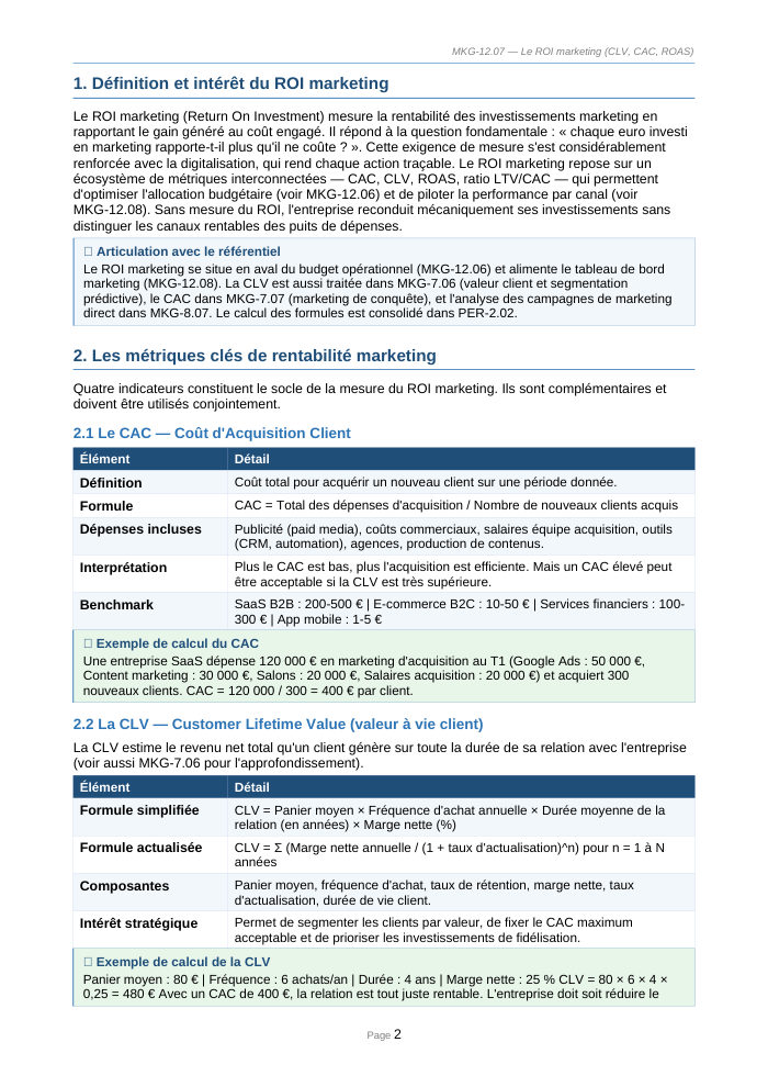 Une page du cours
