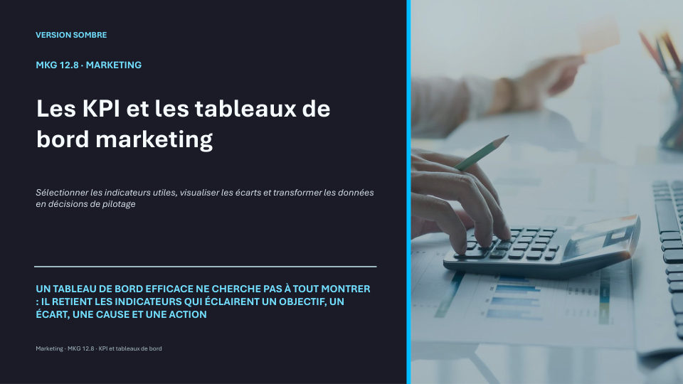 Première diapositive de la fiche MKG 12.8