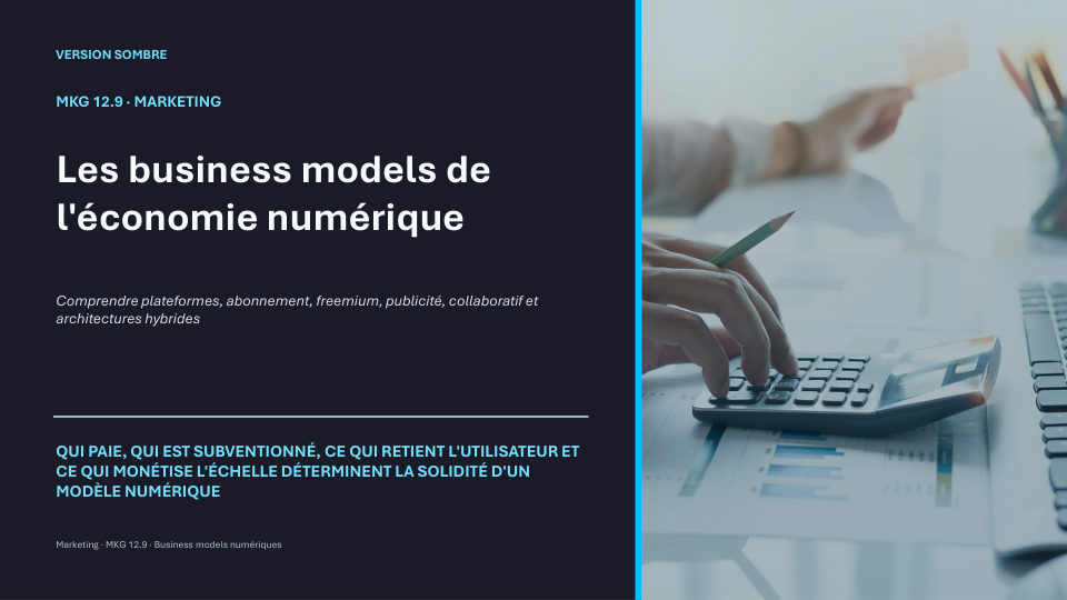 Première diapositive de la fiche MKG 12.9