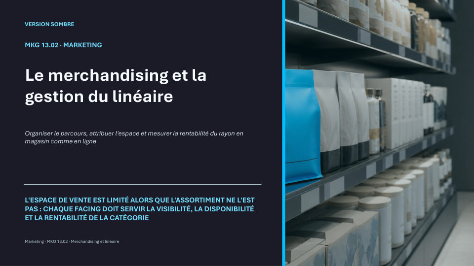 Première diapositive de la fiche MKG 13.02