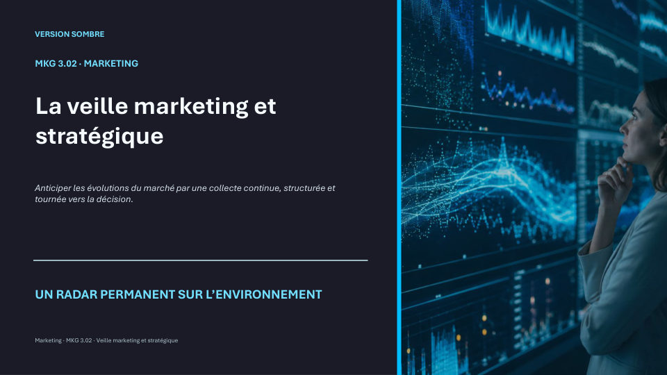 Première diapositive de la fiche MKG 3.02