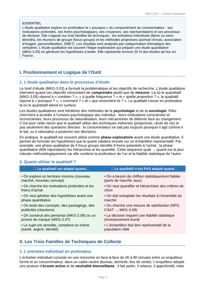 Une page du cours