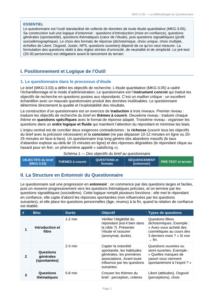 Une page du cours