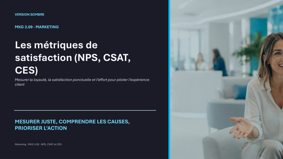 Première diapositive de la fiche MKG 3.09