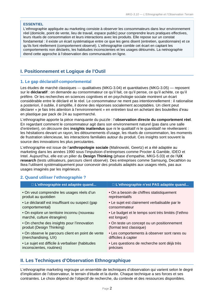 Une page du cours
