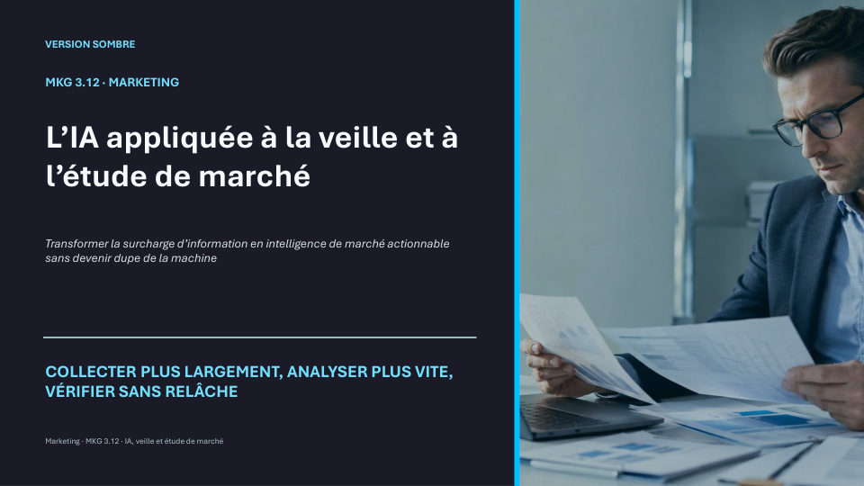 Première diapositive de la fiche MKG 3.12