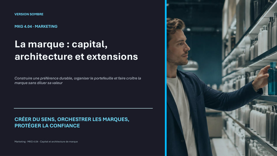 Première diapositive de la fiche MKG 4.04