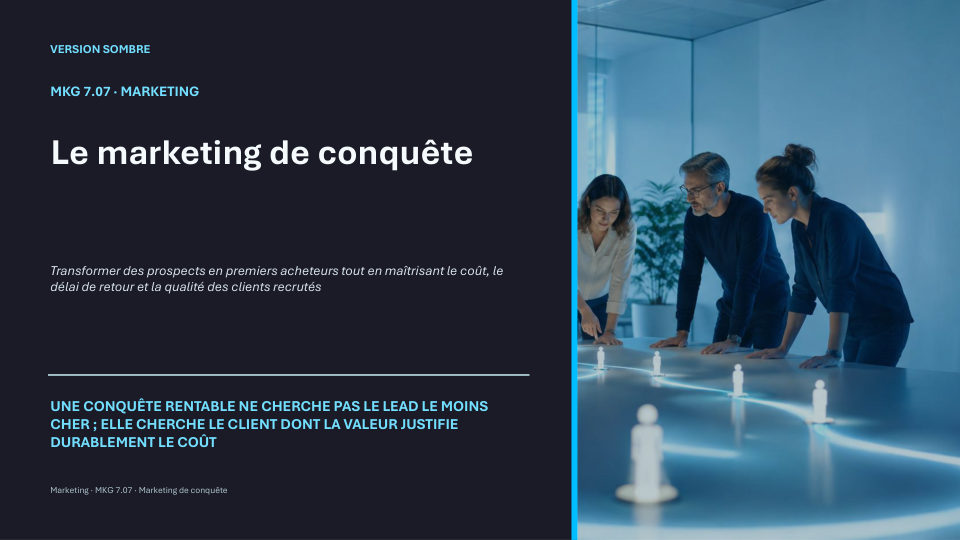 Première diapositive de la fiche MKG 7.07