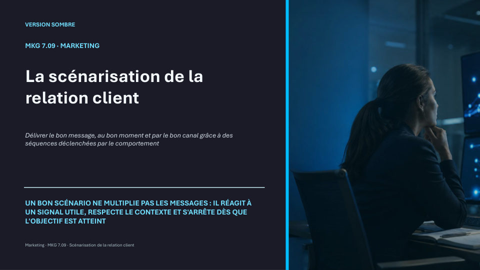 Première diapositive de la fiche MKG 7.09