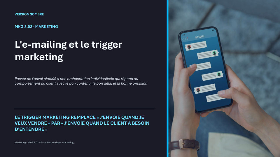 Première diapositive de la fiche MKG 8.02