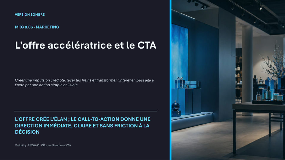 Première diapositive de la fiche MKG 8.06