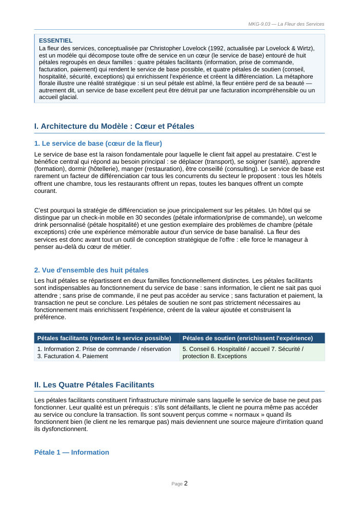 Une page du cours