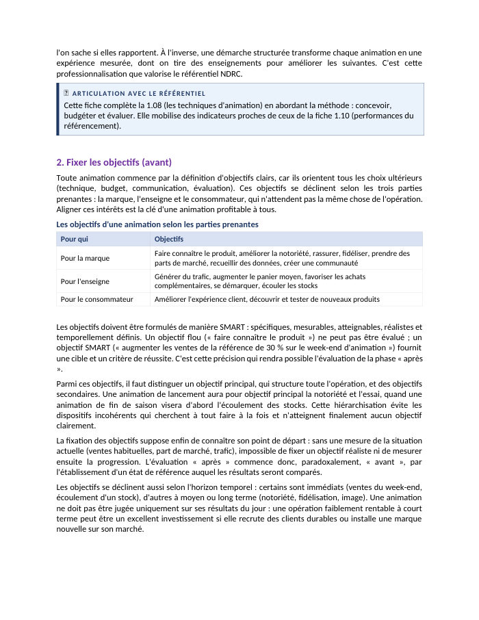Une page du cours