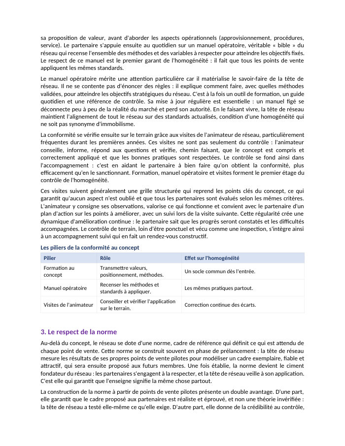 Une page du cours NDRC E6.17