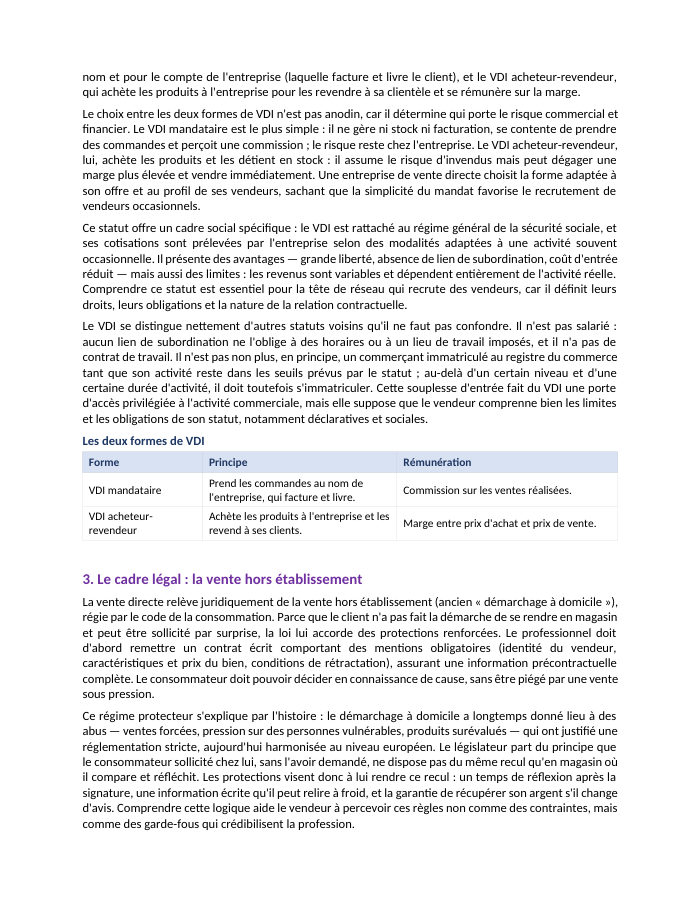 Une page du cours
