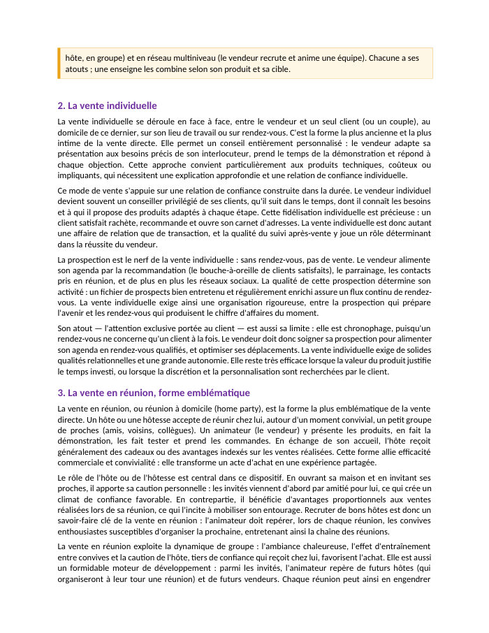 Une page du cours NDRC E6.21
