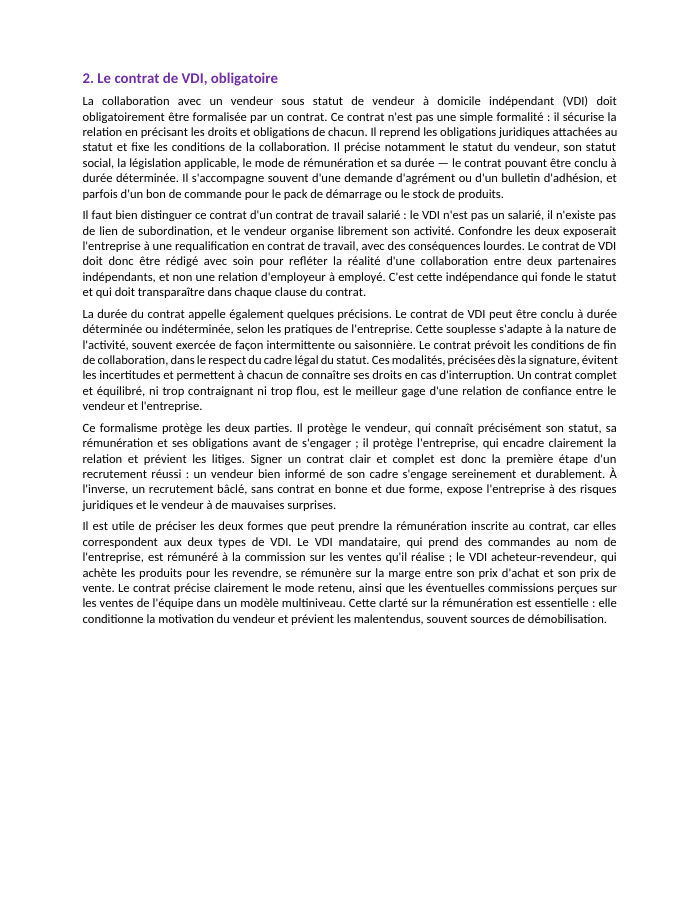 Une page du cours NDRC E6.25